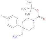 tert-Butyl 4-(aminomethyl)-4-(4-fluorophenyl)piperidine-1-carboxylate