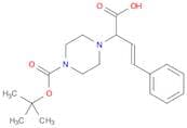 (3E)-2-(4-[(tert-Butyl)oxycarbonyl]piperazinyl)-4-phenylbut-3-enoic acid