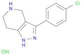 3-(4-chlorophenyl)-1H,4H,5H,6H,7H-pyrazolo[4,3-c]pyridine hydrochloride