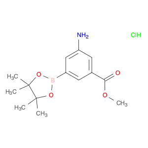 3-Amino-5-methoxycarbonylphenylboronic acid, pinacol ester, HCl