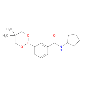 N-Cyclopentyl-3-(5,5-dimethyl-1,3,2-dioxaborinan-2-yl)benzamide