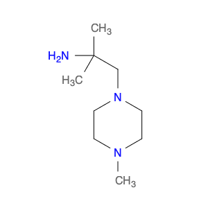 2-Methyl-1-(4-methylpiperazin-1-yl)propan-2-amine