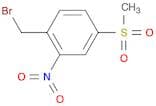 1-(Bromomethyl)-4-(methylsulfonyl)-2-nitrobenzene