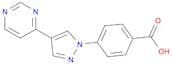 4-(4-Pyrimidin-4-yl-1H-pyrazol-1-yl)benzoic acid