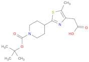 [2-[1-(TERT-BUTOXYCARBONYL)PIPERIDIN-4-YL]-5-METHYL-1,3-THIAZOL-4-YL]ACETIC ACID