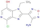 2-(4-Amino-1,2,5-oxadiazol-3-yl)-4-chloro-1-ethyl-1H-imidazo[4,5-c]pyridin-7-ol