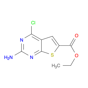 Ethyl 2-amino-4-chlorothieno[2,3-d]pyrimidine-6-carboxylate