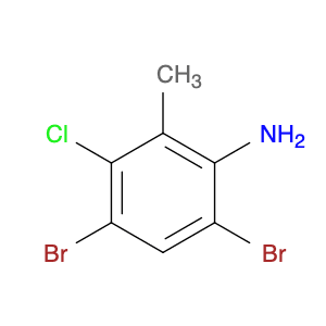 Benzenamine, 4,6-dibromo-3-chloro-2-methyl-
