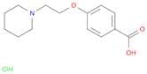 4-(2-Piperidinoethoxy)benzoic acid, HCl
