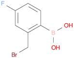 (2-(Bromomethyl)-4-fluorophenyl)boronic acid