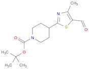 tert-Butyl 4-(5-formyl-4-methyl-1,3-thiazol-2-yl)piperidine-1-carboxylate