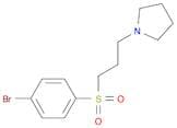 1-(3-(4-Bromophenylsulfonyl)propyl)pyrrolidine