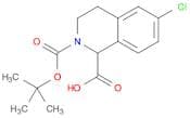 2-Boc-6-Chloro-3,4-dihydro-1H-isoquinoline-1-carboxylic acid