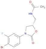 (S)-N-((3-(4-BROMO-3-FLUOROPHENYL)-2-OXOOXAZOLIDIN-5-YL)METHYL)ACETAMIDE