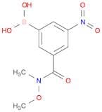 3-(Methoxy(methyl)aminocarbonyl)-5-nitrophenylboronic acid