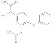 2-(3-(Carboxymethyl)-4-(phenylthio)phenyl)propanoic acid