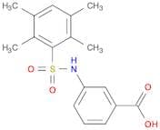 3-(2,3,5,6-Tetramethylphenylsulfonamido)benzoic acid