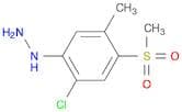 (2-Chloro-5-methyl-4-(methylsulfonyl)phenyl)hydrazine