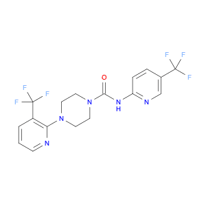 4-[3-(TRIFLUOROMETHYL)-PYRIDIN-2-YL]-N-[5-(TRIFLUOROMETH YL)-PYRIDIN-2-YL]-1-PIPERAZINECARBOXAMIDE