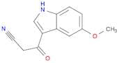 3-(5-Methoxy-1H-indol-3-yl)-3-oxopropanenitrile