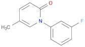 2(1H)-Pyridinone, 1-(3-fluorophenyl)-5-methyl-