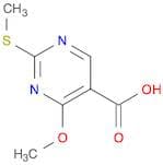 4-Methoxy-2-(methylthio)-5-pyrimidinecarboxylic acid