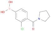 (3-Chloro-4-(pyrrolidine-1-carbonyl)phenyl)boronic acid