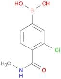 3-Chloro-4-(N-methylcarbamoyl)benzeneboronic acid