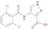 1H-Pyrazole-3-carboxylic acid, 4-[(2,6-dichlorobenzoyl)amino]-