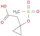 Cyclopropaneacetic acid, 1-[(methylsulfonyl)oxy]-
