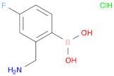 Boronic acid, B-​[2-​(aminomethyl)​-​4-​fluorophenyl]​-​, hydrochloride (1:1)