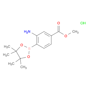 2-Amino-4-methoxycarbonylphenylboronic acid, pinacol ester, HCl