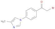 2-Bromo-1-(4-(4-methyl-1H-imidazol-1-yl)phenyl)ethanone