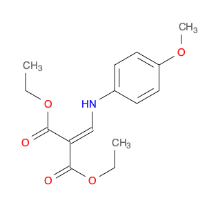 Propanedioic acid, [[(4-methoxyphenyl)amino]methylene]-, diethyl ester