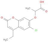 2-[(6-chloro-4-ethyl-2-oxo-2H-chromen-7-yl)oxy]propanoic acid
