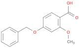 Benzoic acid, 2-methoxy-4-(phenylmethoxy)-