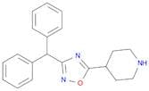 3-Benzhydryl-5-(piperidin-4-yl)-1,2,4-oxadiazole