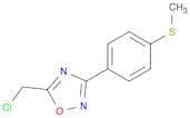 5-CHLOROMETHYL-3-(4-METHYLSULFANYL-PHENYL)-[1,2,4]OXADIAZOLE