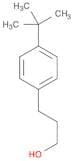 Benzenepropanol,4-(1,1-dimethylethyl)-