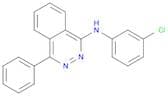 1-PHTHALAZINAMINE, N-(3-CHLOROPHENYL)-4-PHENYL-