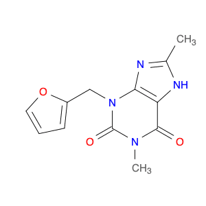 1H-Purine-2,6-dione,3-(2-furanylmethyl)-3,9-dihydro-1,8-dimethyl-
