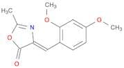 (Z)-4-(2,4-Dimethoxybenzylidene)-2-methyloxazol-5(4H)-one