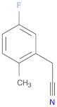 2-(5-Fluoro-2-Methylphenyl)Acetonitrile
