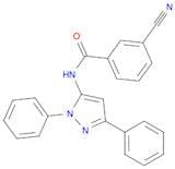 3-Cyano-N-(1,3-diphenyl-1H-pyrazol-5-yl)benzamide