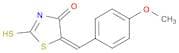 (5E)-2-mercapto-5-(4-methoxybenzylidene)-1,3-thiazol-4(5H)-one