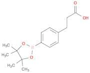 3-(4-(4,4,5,5-Tetramethyl-1,3,2-dioxaborolan-2-yl)phenyl)propanoic acid