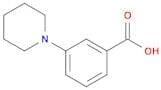 3-Piperidinobenzoic acid