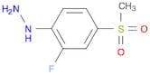 (2-Fluoro-4-(methylsulfonyl)phenyl)hydrazine