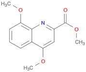 2-Quinolinecarboxylic acid, 4,8-dimethoxy-, methyl ester