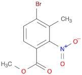 Benzoic acid, 4-bromo-3-methyl-2-nitro-, methyl ester